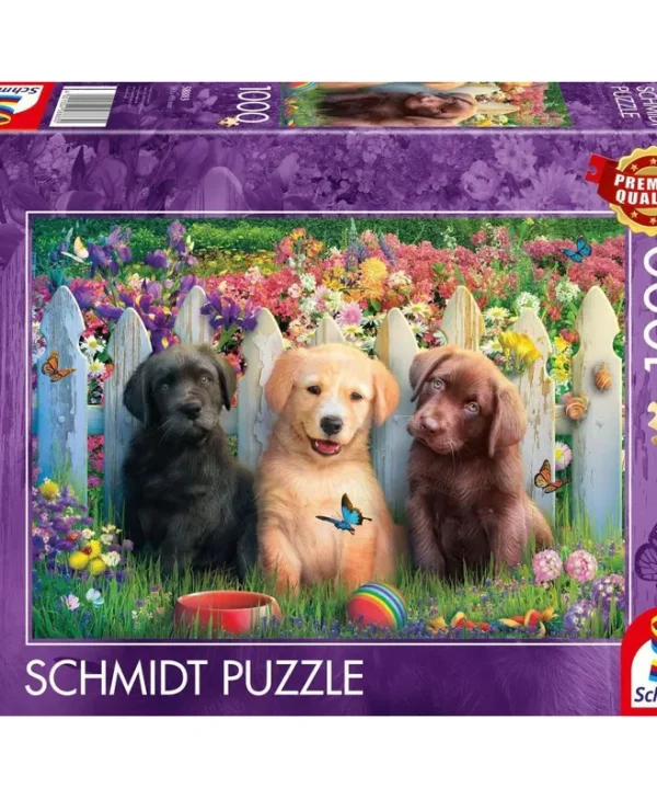 Cute Puppy Scene Puzzle 2D 1000pcs 58883