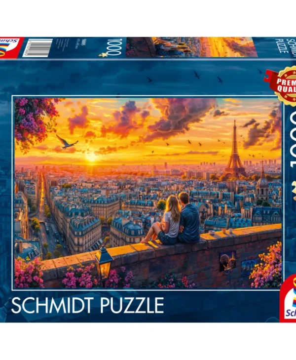 Parisian Rooftop Whispers Puzzle 2D 1000pcs 58885