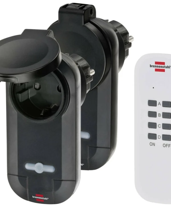 Brennenstuhl Comfort-Line Remote Control Set RC CE1 0201 Μονόπριζο με Καλώδιο 25m 2τμχ 1507030