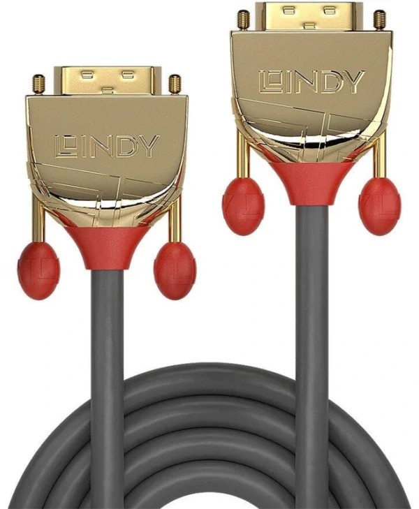 Lindy Cable DVI-D male - DVI-D male 20m Μαύρο (36217)