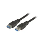 EFB USB 2.0 Cable USB-A male - USB-A female 3m K5237.3