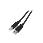 Efb Usb2.0 Anschlusskabel A-b St.-st. 1.8m Schwarz Classic K5255SW.1,8