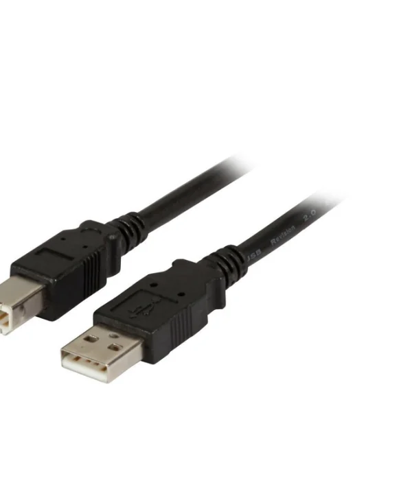 EFB USB 2.0 Cable USB-A male - USB-B male Μαύρο 3m K5255SW.3