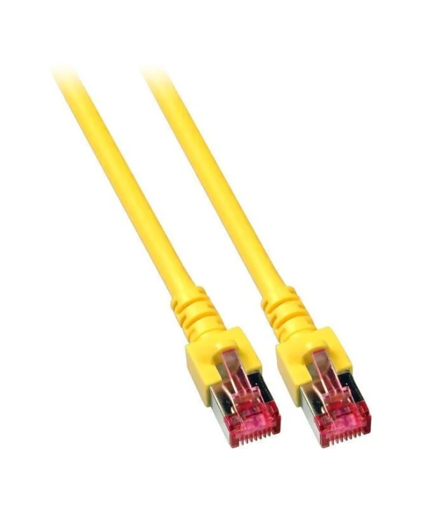 EFB S/FTP Cat.6 (Gigabit) Καλώδιο Δικτύου Ethernet 0.25m Κίτρινο K5511.0,25