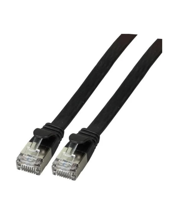 EFB U/UTP Cat.6a (Gigabit) Καλώδιο Δικτύου Ethernet 0.5m Μαύρο K5545SW.0,5