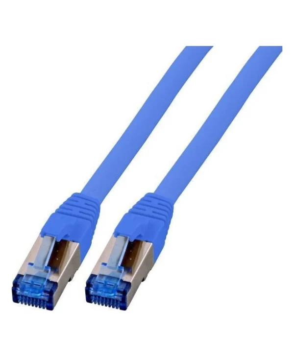 EFB S/FTP Cat.6a (Gigabit) Καλώδιο Δικτύου Ethernet 1m Μπλε K5525FBL.1
