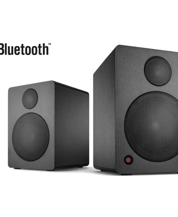 Wavemaster Cube Mini Neo Αυτοενισχυόμενα Ηχεία με Bluetooth 36W (Ζεύγος) Μαύρα 66370