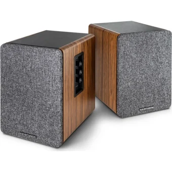 Wavemaster Base Αυτοενισχυόμενα Ηχεία με Bluetooth 30W (Ζεύγος) Καφέ 66500