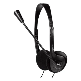 LogiLink On Ear Multimedia Ακουστικά με μικροφωνο και σύνδεση 3.5mm Jack HS0052