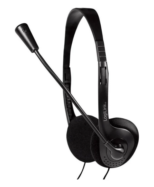 LogiLink On Ear Multimedia Ακουστικά με μικροφωνο και σύνδεση 3.5mm Jack HS0052