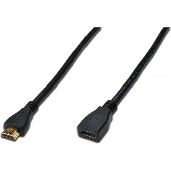 Digitus HDMI 1.4 High Speed 1080p 120Hz Cable HDMI male - HDMI female 3m Μαύρο AK-330201-030-S