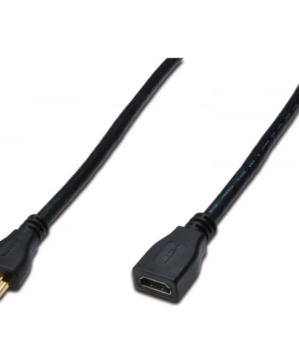 Digitus HDMI 1.4 High Speed 1080p 120Hz Cable HDMI male - HDMI female 3m Μαύρο AK-330201-030-S