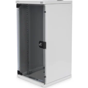 Digitus Επιτοίχια Καμπίνα Rack 12U 31.2x30x59.2cm Γκρι DN-10-12U