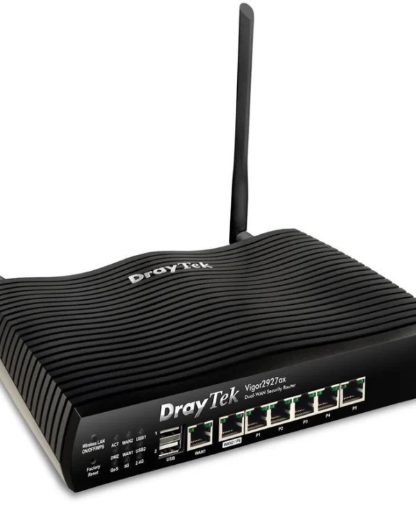 Draytek Vigor 2927ax Ασύρματο Router Wi‑Fi 6 με 5 Θύρες Gigabit V2927AX-DE-AT-CH