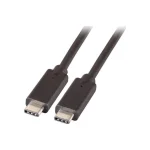 EFB USB 2.0 Cable USB-C male - USB-C Μαύρο 1m K5283-5ASW.1