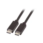 EFB USB 2.0 Cable USB-C male - USB-C Μαύρο 1m K5283-5ASW.1 - Image 2