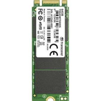 Transcend MTS600S SSD 64GB τύπου M.2 με σύνδεση SATA III TS64GMTS600S