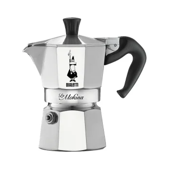Bialetti Moka Μπρίκι Espresso Inox Ασημί 0002380/NP