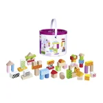 Eichhorn Τουβλάκια Wooden Blocks Ξύλινα για 2+ Ετών 50τμχ 100002226 - Image 7