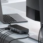 Satechi USB-A / USB-C Docking Station με HDMI/DisplayPort 4K PD Ethernet και σύνδεση 3 Οθονών Γκρι (ST-D4KTM-EU) - Image 4