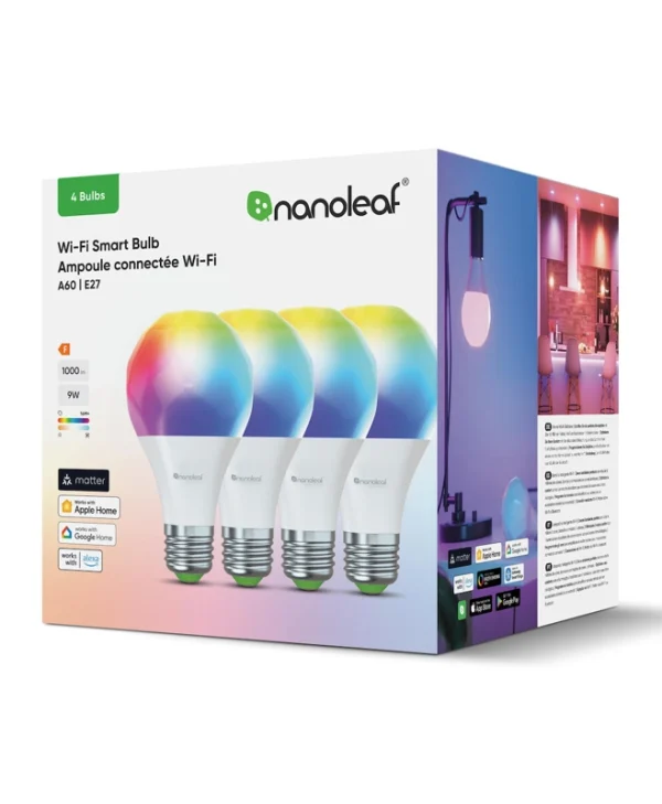 Nanoleaf Smart Λάμπες LED RGB 4τμχ N7501B02-4A60E