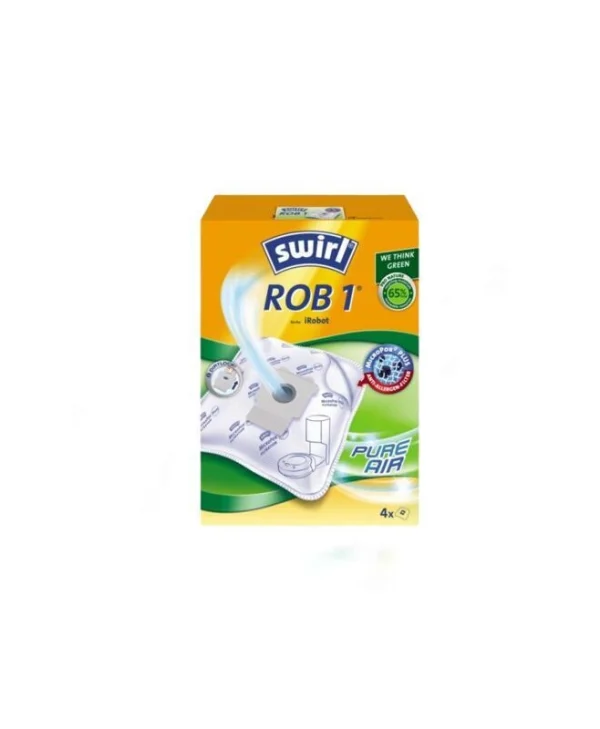Swirl ROB1 Σακούλες Σκούπας 4τμχ Συμβατή με Σκούπα iRobot 224913