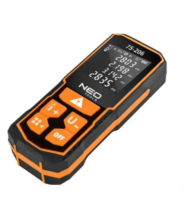 Neo Tools Μέτρο Laser 75-206 με Εύρος Μέτρησης 0.05m-100m