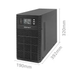 Qoltec 52282 UPS 3000VA 3000W με 2 Schuko Πρίζες - Image 3