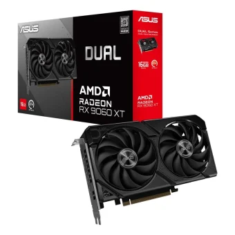 Asus Radeon RX 9060 XT 16GB GDDR6 Dual Κάρτα Γραφικών 90YV0LG2-M0NA00