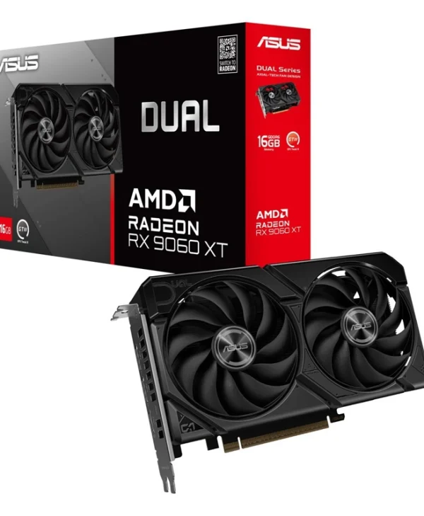 Asus Radeon RX 9060 XT 16GB GDDR6 Dual Κάρτα Γραφικών 90YV0LG2-M0NA00