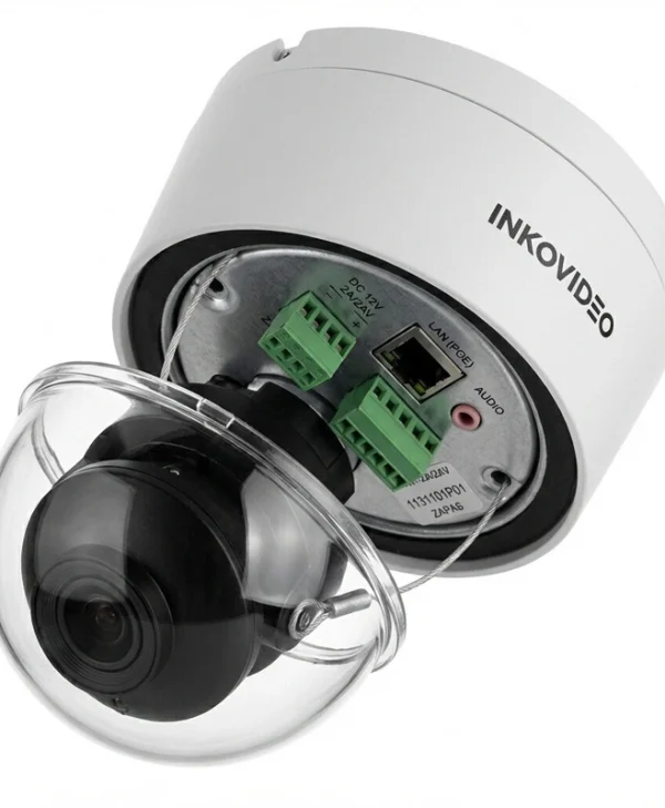 Inkovideo IP Κάμερα Παρακολούθησης 4K Αδιάβροχη με Φακό 2.8-12mm V-130-8MW