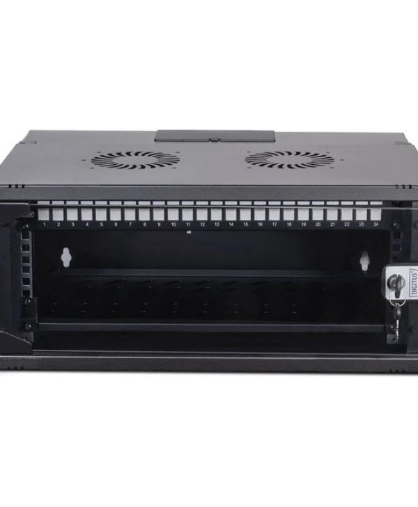 Digitus Επιτοίχια Καμπίνα Rack 19U 54x40cm Μαύρο DN-49201-SET