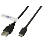 EFB USB 2.0 Cable USB-C male - USB-A 15W PD Μαύρο 1m EBUSBC-USB20AK.0,5 - Image 2
