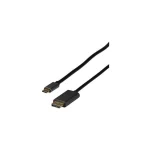 EFB USB 2.0 Cable USB-C male - DisplayPort Μαύρο 2m EBUSBC-DP12K.2
