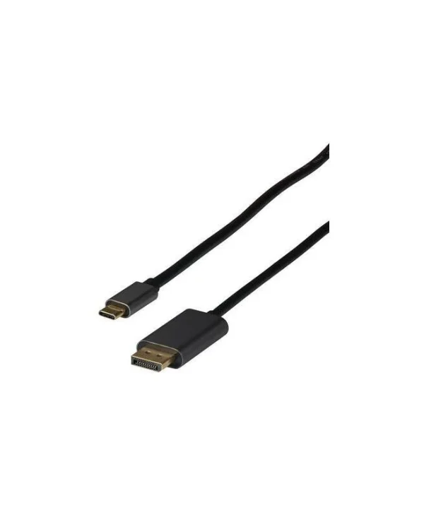 EFB USB 2.0 Cable USB-C male - DisplayPort Μαύρο 2m EBUSBC-DP12K.2