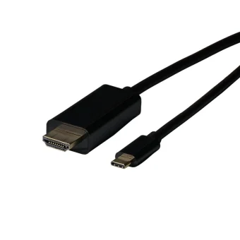 EFB HDMI 1.4 High Speed 1080p 120Hz Cable HDMI male - USB-C male 2m Μαύρο EBUSBC-HDMI-4K30K.2