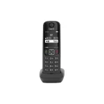 Gigaset AS690HX Ασύρματο Τηλέφωνο IP Μαύρο S30852-H2876-R101