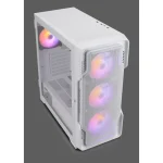 Nanoxia DS-9 ARGB TG-Mesh Airflow Gaming Midi Tower Κουτί Υπολογιστή με Πλαϊνό Παράθυρο Λευκό DS-9ARGB-W - Image 2