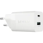 Varta Φορτιστής Χωρίς Καλώδιο GaN με Θύρα USB-A και Θύρα USB-C 20W Λευκός (57955 101 111) 57955101111