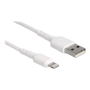 DeLock USB-A to Lightning Cable Λευκό 0.3m (87866)