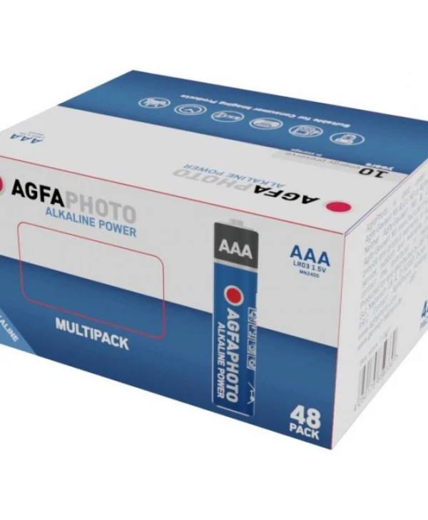 AgfaPhoto Power Αλκαλικές Μπαταρίες AAA 1.5V 48τμχ Battery 110-859330