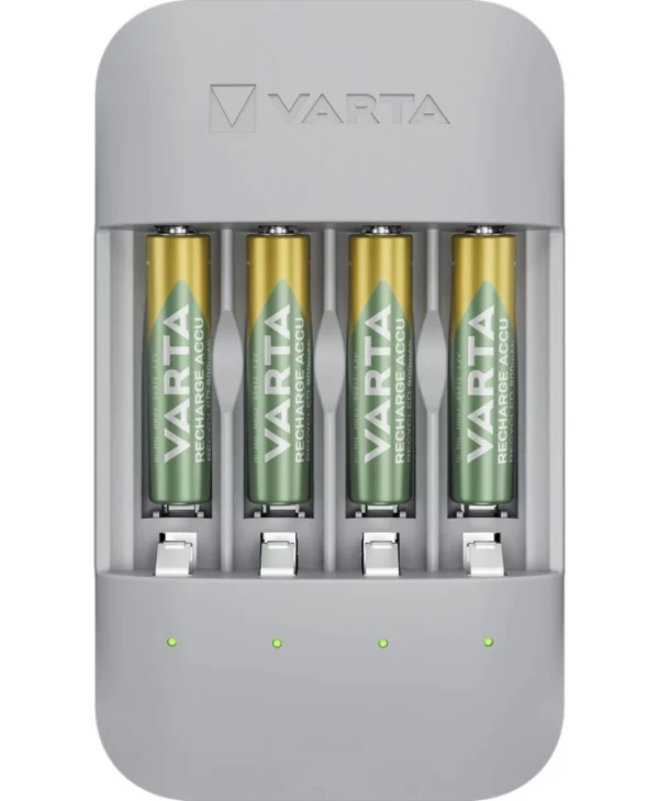 Varta Eco Charger Pro Recycled USB 4 Μπαταριών Ni-MH Μεγέθους AA/AAA Σετ με 4x AAA 800mAh 57683101131