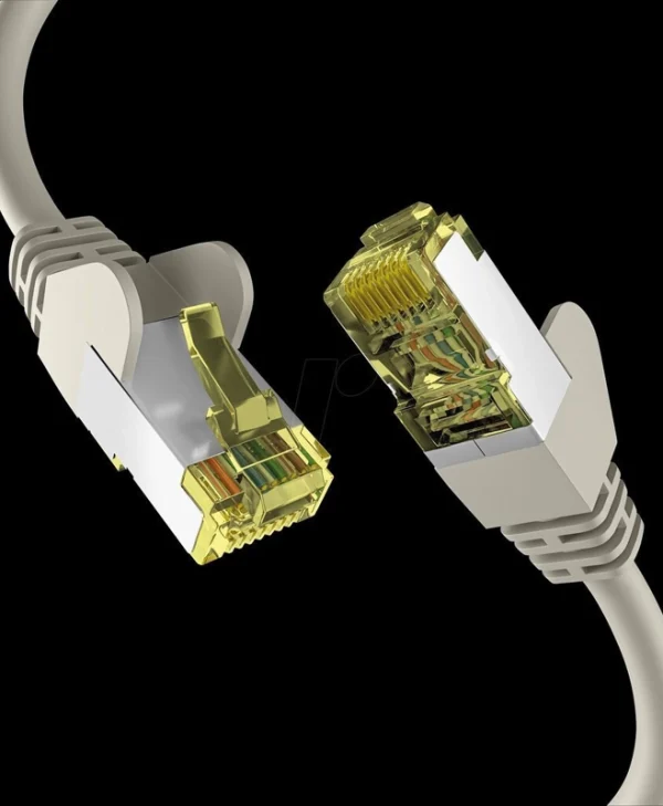 EFB S/FTP Cat.6a (Gigabit) Καλώδιο Δικτύου Ethernet 25m Γκρι EC020200013