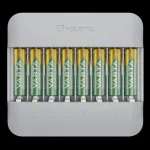 Varta Eco Charger Multi Recycled USB 8 Μπαταριών Ni-MH Μεγέθους AA/AAA Σετ με 8x AA 2100mAh σε Γκρι χρώμα 57682101121 - Image 3