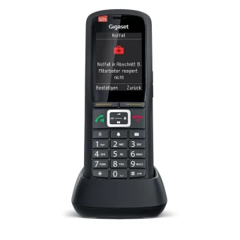 Gigaset R700 H Protect Pro Ενσύρματο Τηλέφωνο IP Μαύρο S30852-H3176-R102