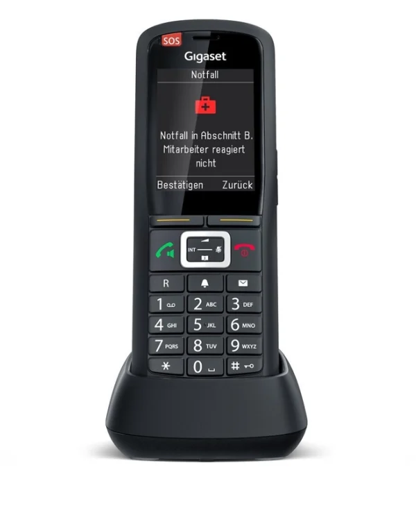 Gigaset R700 H Protect Pro Ενσύρματο Τηλέφωνο IP Μαύρο S30852-H3176-R102