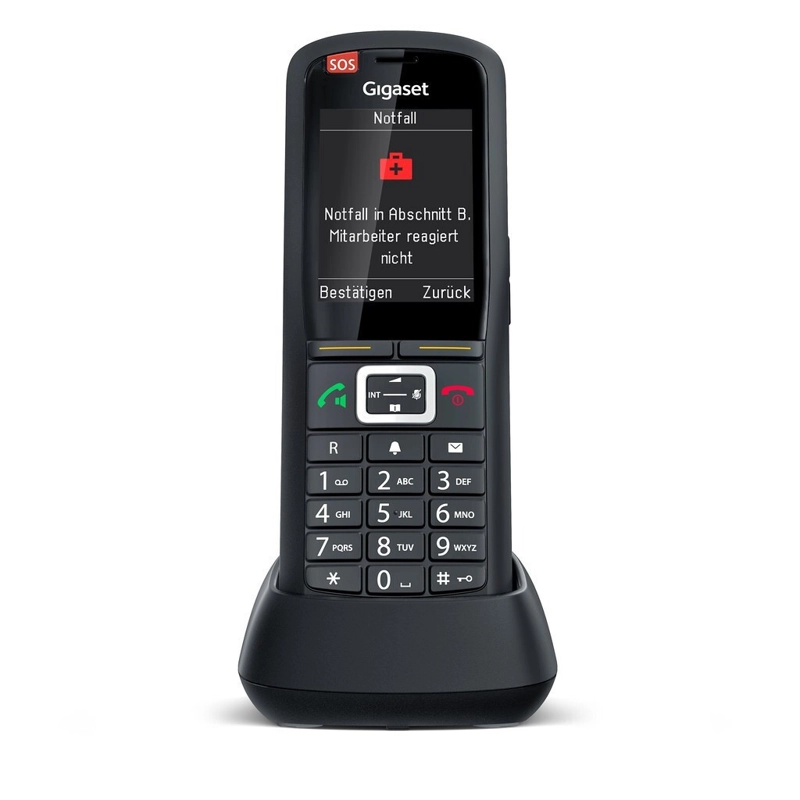 1 Gigaset R700 H Protect Pro Ενσύρματο Τηλέφωνο IP Μαύρο S30852-H3176-R102 - Image 1