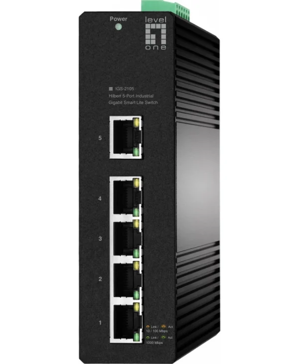 Level One IGS-2105 Managed L2 Switch με 5 Θύρες Gigabit (1Gbps) Ethernet