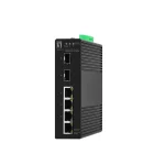 Level One IGS-2106 Managed L2 PoE Switch με 4 Θύρες Gigabit (1Gbps) Ethernet και 2 SFP Θύρες