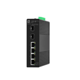 Level One IGS-2106 Managed L2 PoE Switch με 4 Θύρες Gigabit (1Gbps) Ethernet και 2 SFP Θύρες